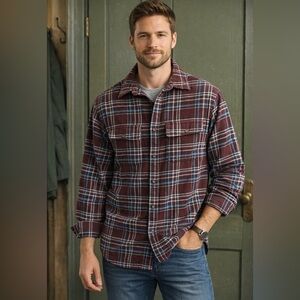 L.L. Bean Men’s Chamois Button-Up Flannel